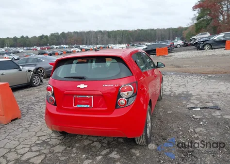 2013 Chevrolet Sonic Lt Auto z USA, uszkodzony, nr VIN 1G1JC6SH0D4207786